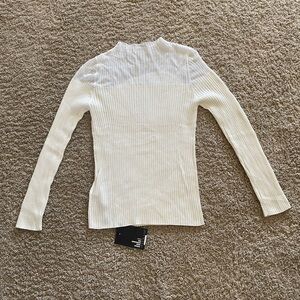 Jocelyn Ivory Cashmere Blend Top